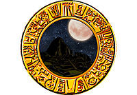 エルインカ　夜背景＋満月